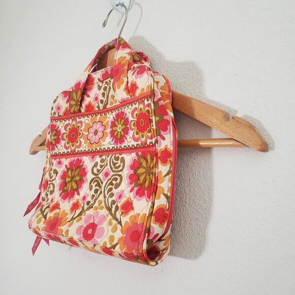 Vera Bradley Tech Travel Case Organizer Pink Floral Folkloric - Picture 4 of 10